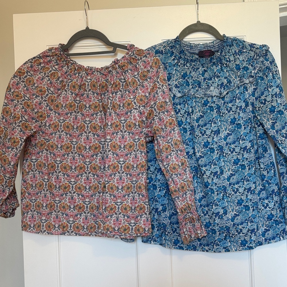 JCrew XS liberty floral tops